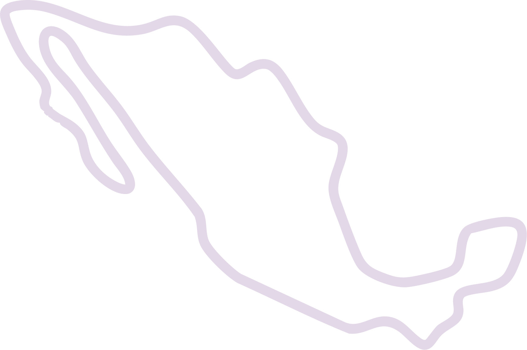Mapa de cobertura Trunimal en México